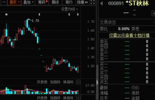 秋叶之舞，我与股市的奇妙邂逅——11月1日秋林最新股价解析