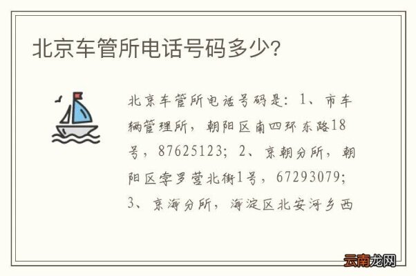 京丰车管所最新联系电话获取指南，11月10日更新