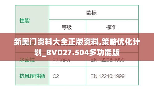 新奥门资料大全正版资料,策略优化计划_BVD27.504多功能版