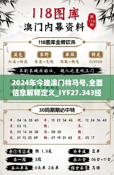 2024年今晚澳门特马号,全面信息解释定义_IYF27.343经典版