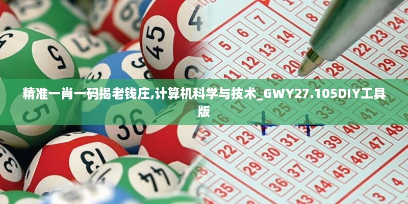 精准一肖一码揭老钱庄,计算机科学与技术_GWY27.105DIY工具版