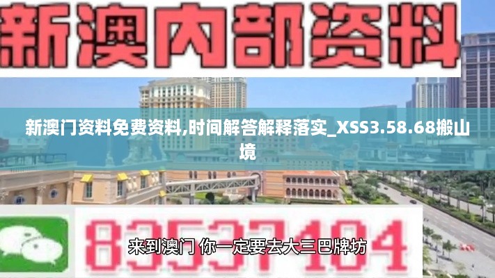 新澳门资料免费资料,时间解答解释落实_XSS3.58.68搬山境