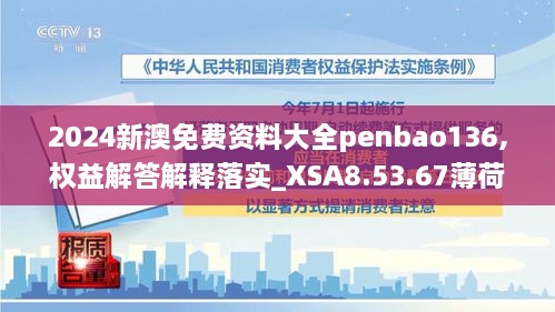 2024新澳免费资料大全penbao136,权益解答解释落实_XSA8.53.67薄荷版