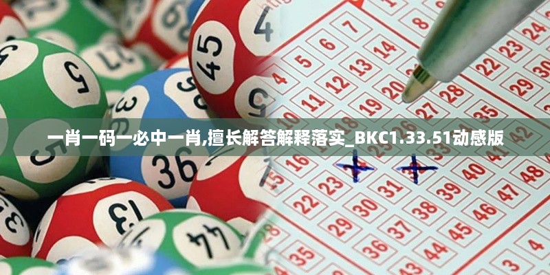 一肖一码一必中一肖,擅长解答解释落实_BKC1.33.51动感版