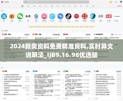 2024新奥资料免费精准资料,实时异文说明法_IJB9.16.98优选版