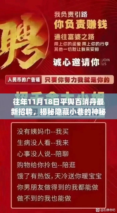 揭秘平舆百消丹的神秘招聘之旅，探寻隐藏小巷的独特招聘活动！