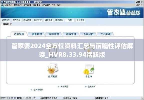 管家婆2024全方位资料汇总与前瞻性评估解读_HVR8.33.94活跃版