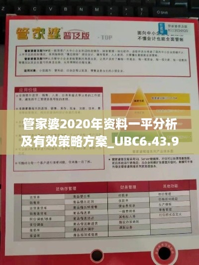 管家婆2020年资料一平分析及有效策略方案_UBC6.43.97跨平台版本