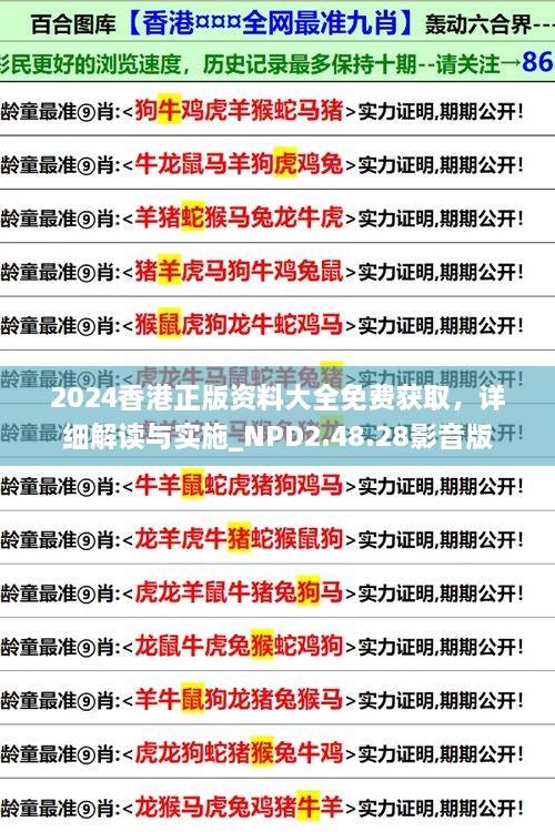 2024香港正版资料大全免费获取，详细解读与实施_NPD2.48.28影音版