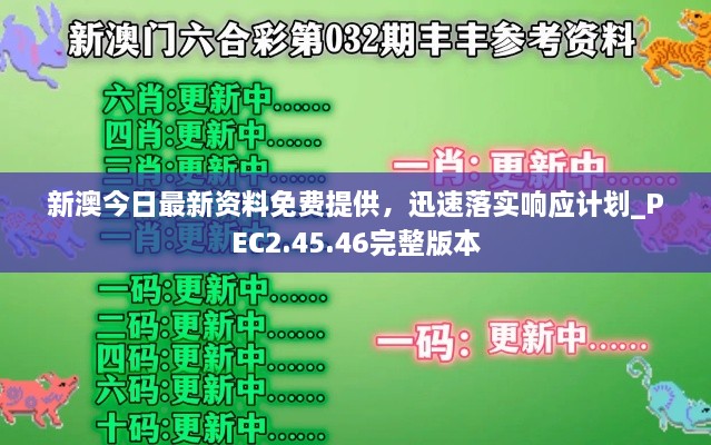 新澳今日最新资料免费提供，迅速落实响应计划_PEC2.45.46完整版本