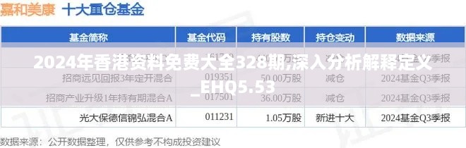 2024年香港资料免费大全328期,深入分析解释定义_EHQ5.53