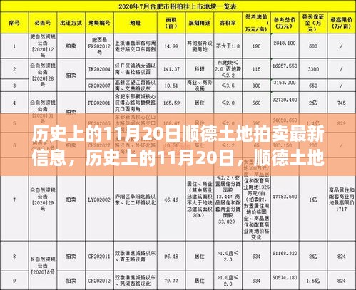 历史上的11月20日顺德土地拍卖掀起科技浪潮，智能系统引领未来生活新篇章