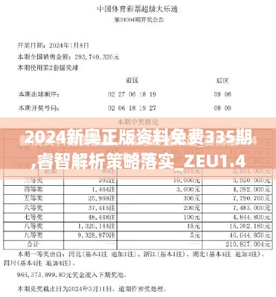 2024新奥正版资料免费335期,睿智解析策略落实_ZEU1.43