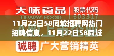 11月22日58同城招聘网热门招聘信息回顾，把握时代择业脉搏