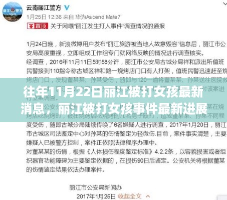 丽江被打女孩事件最新进展报告，历年11月22日最新消息