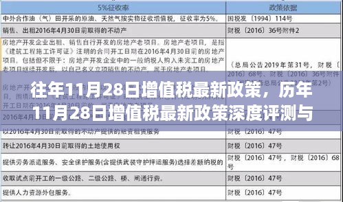 历年及最新增值税政策深度解析，聚焦历年与往年11月28日的政策变革与介绍