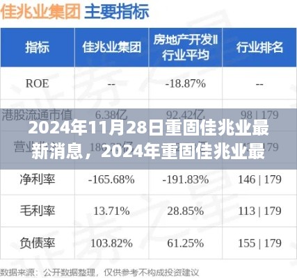 2024年重固佳兆业最新动态与展望解析