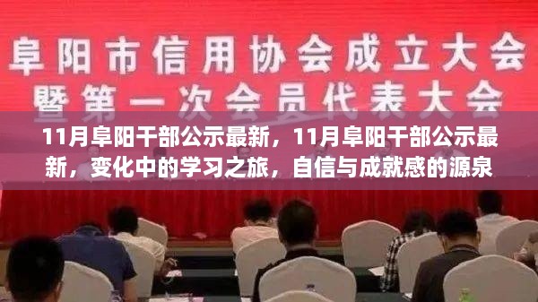 11月阜阳干部公示最新变化，学习之旅与自信成就感的源泉