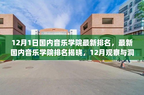 国内音乐学院最新排名榜单揭晓，12月观察与洞察报告发布