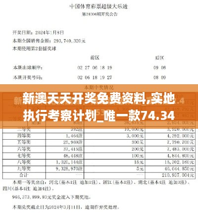 新澳天天开奖免费资料,实地执行考察计划_唯一款74.342