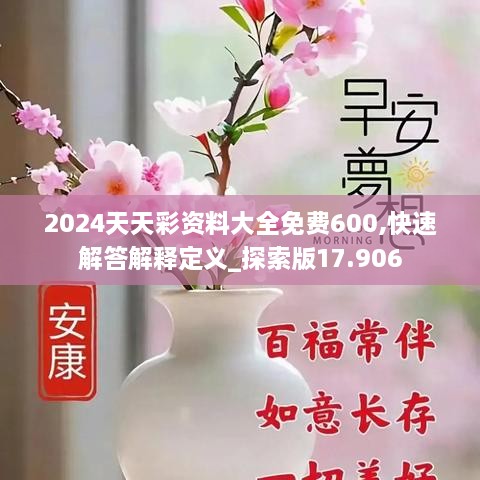 2024天天彩资料大全免费600,快速解答解释定义_探索版17.906