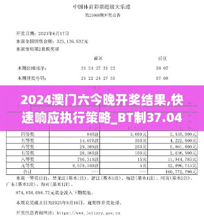 2024澳门六今晚开奖结果,快速响应执行策略_BT制37.04