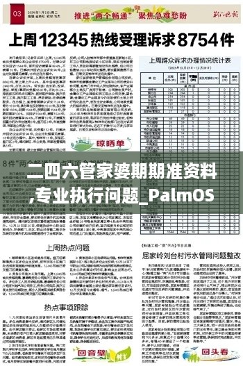 二四六管家婆期期准资料,专业执行问题_PalmOS61.864