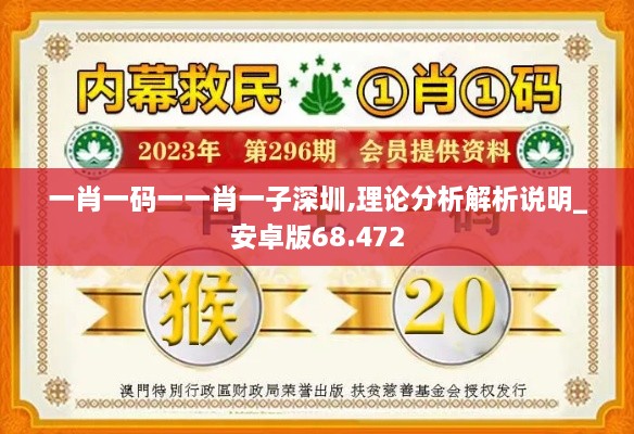 一肖一码一一肖一子深圳,理论分析解析说明_安卓版68.472