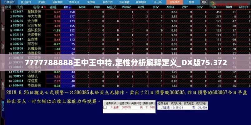 7777788888王中王中特,定性分析解释定义_DX版75.372