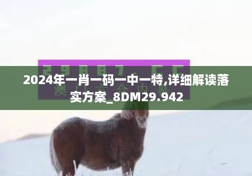 2024年一肖一码一中一特,详细解读落实方案_8DM29.942