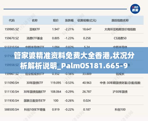 管家婆精准资料免费大全香港,状况分析解析说明_PalmOS181.665-9