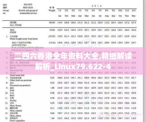 二四六香港全年资料大全,精细解读解析_Linux79.622-4