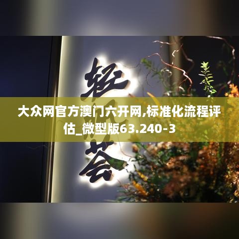 大众网官方澳门六开网,标准化流程评估_微型版63.240-3