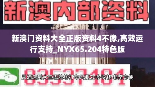 新澳门资料大全正版资料4不像,高效运行支持_NYX65.204特色版