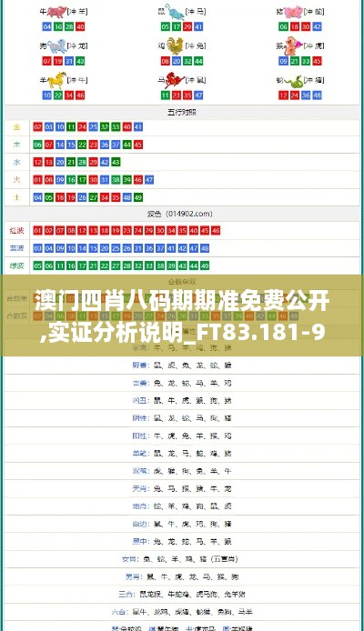 澳门四肖八码期期准免费公开,实证分析说明_FT83.181-9