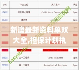 新澳最新资料单双大全,担保计划执行法策略_CFO8.489速成版