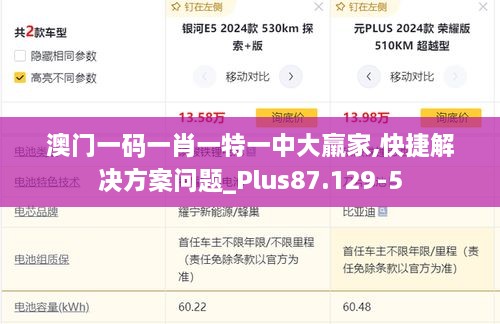 澳门一码一肖一特一中大羸家,快捷解决方案问题_Plus87.129-5