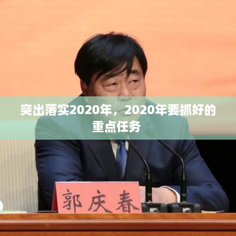 突出落实2020年，2020年要抓好的重点任务 