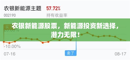 农银新能源股票，新能源投资新选择，潜力无限！