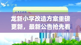 龙新小学改造方案重磅更新，最新公告抢先看！