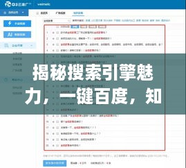 揭秘搜索引擎魅力，一键百度，知识全知道