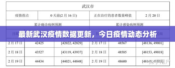 最新武汉疫情数据更新，今日疫情动态分析