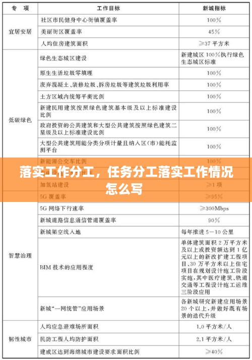 落实工作分工，任务分工落实工作情况怎么写 