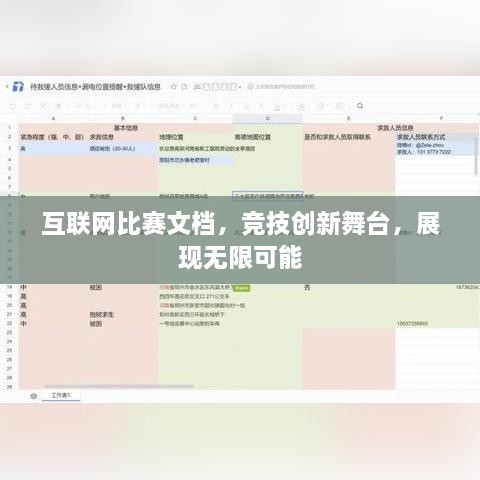 互联网比赛文档，竞技创新舞台，展现无限可能