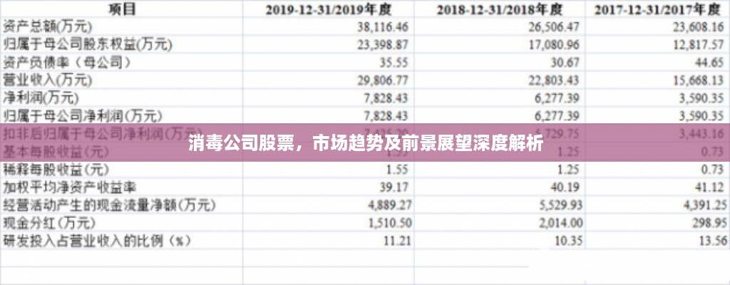 消毒公司股票，市场趋势及前景展望深度解析