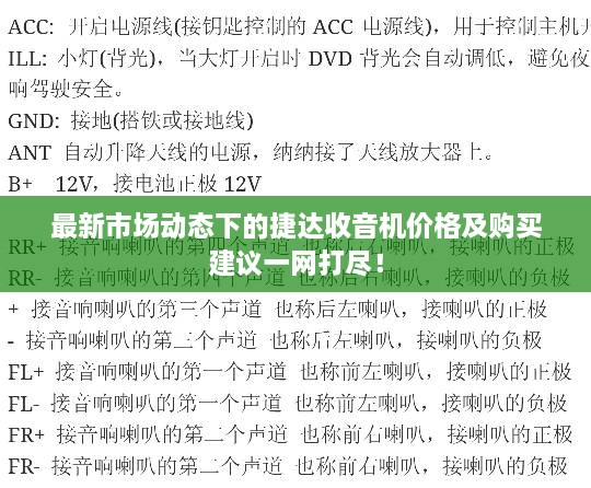 最新市场动态下的捷达收音机价格及购买建议一网打尽！