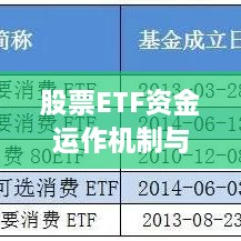 股票ETF资金运作机制与投资策略解析