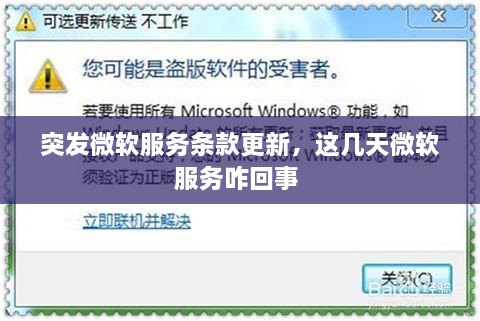 突发微软服务条款更新，这几天微软服务咋回事 