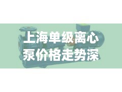 上海单级离心泵价格走势深度解析