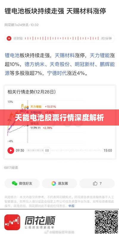 天能电池股票行情深度解析